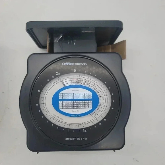 Office Depot 2 LB Mechanical Post Office Scale 1/2 Ounce Increments Postal Mail - Picture 4 of 10